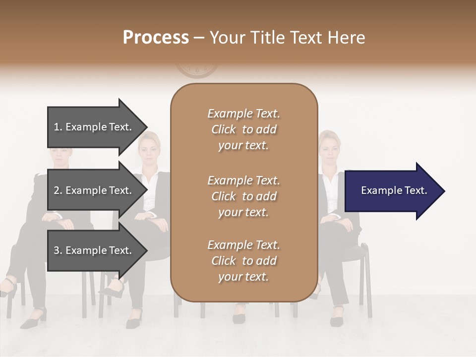 Person Winner Lady PowerPoint Template