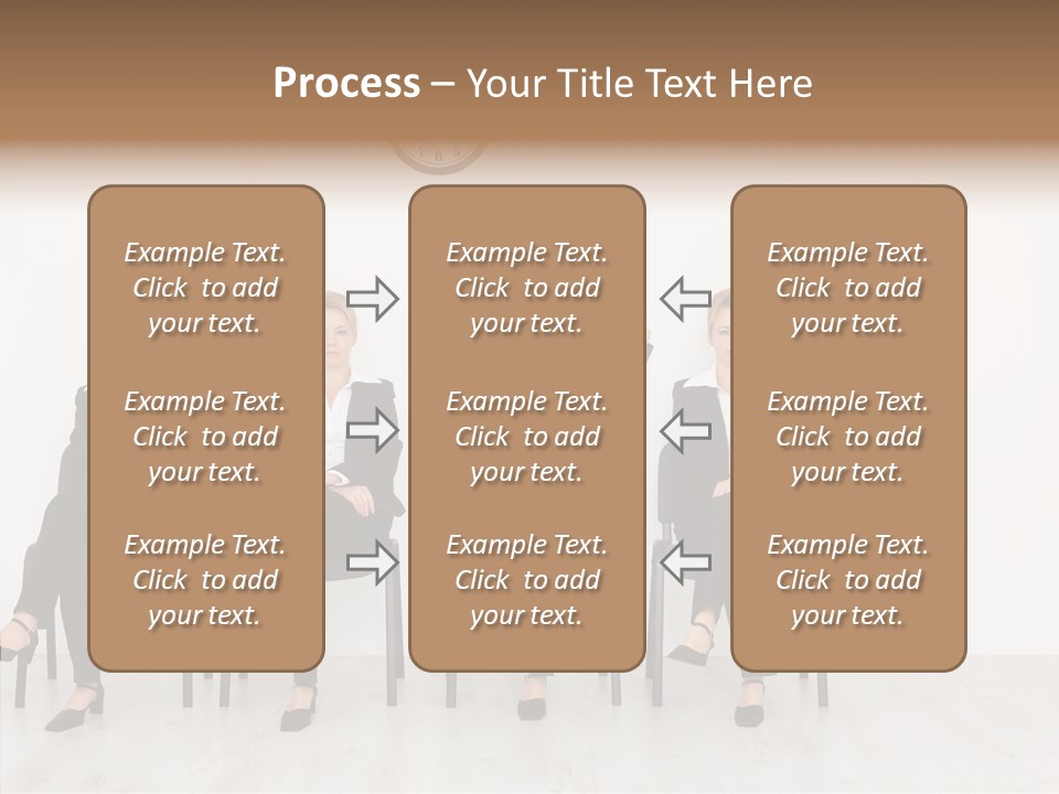 Person Winner Lady PowerPoint Template