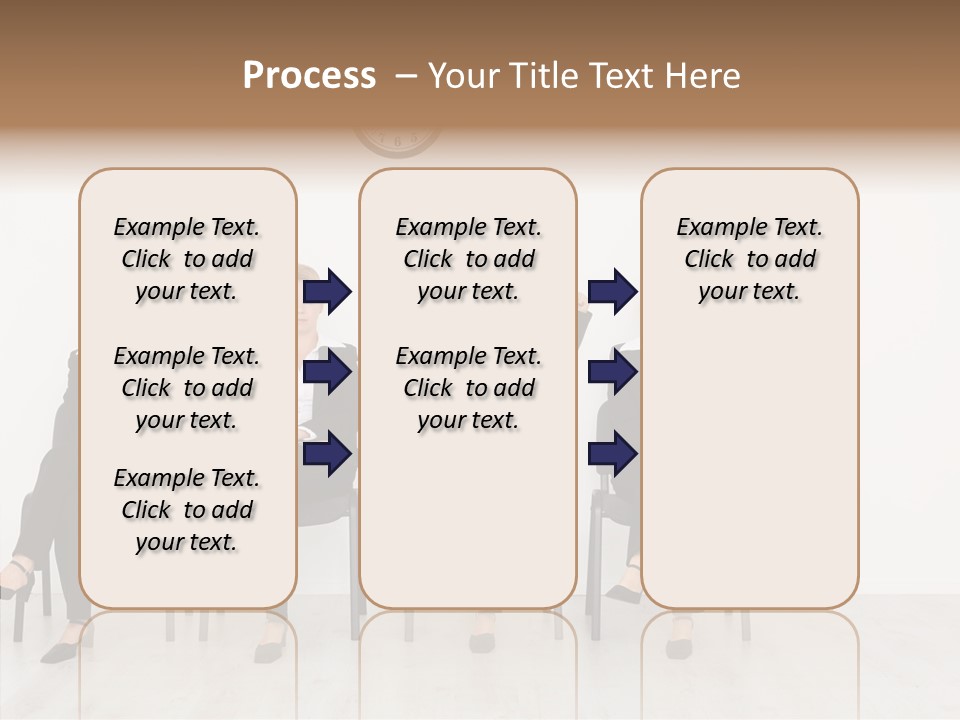 Person Winner Lady PowerPoint Template