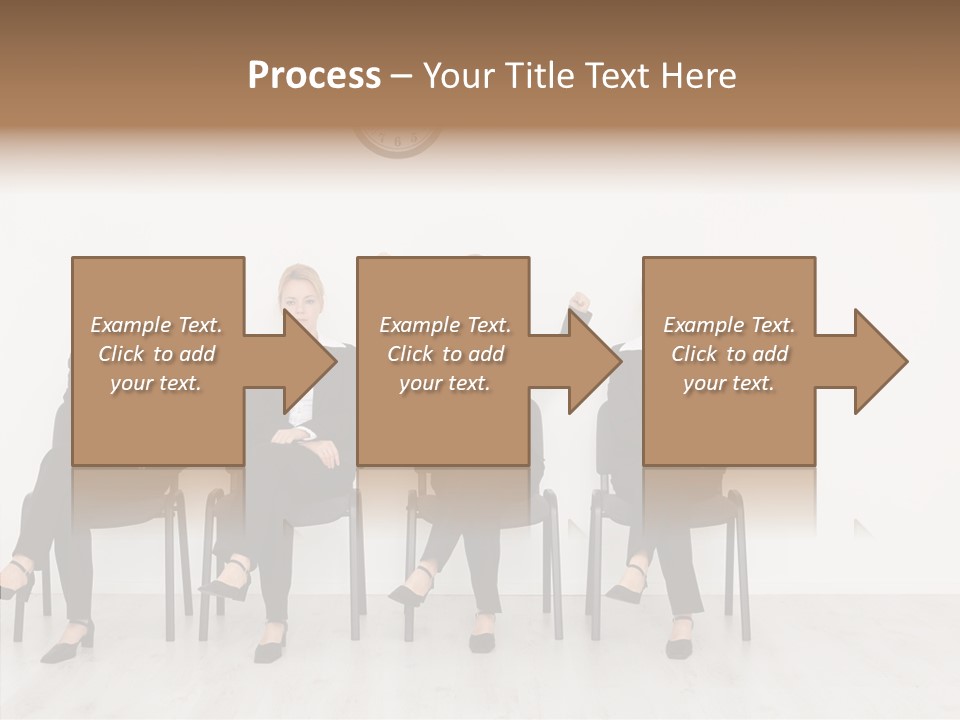 Person Winner Lady PowerPoint Template