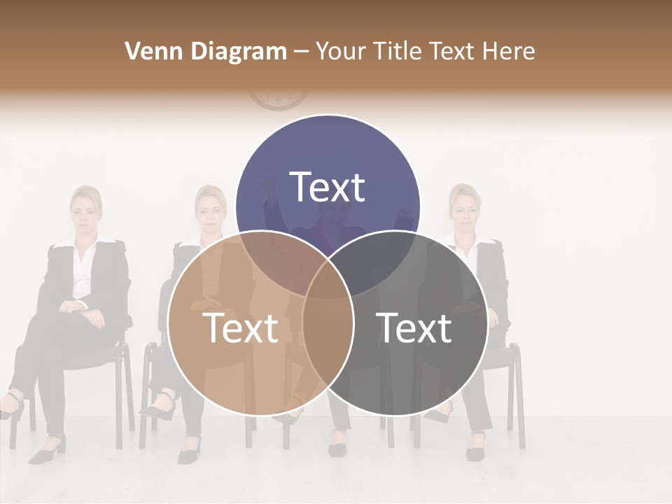 Person Winner Lady PowerPoint Template