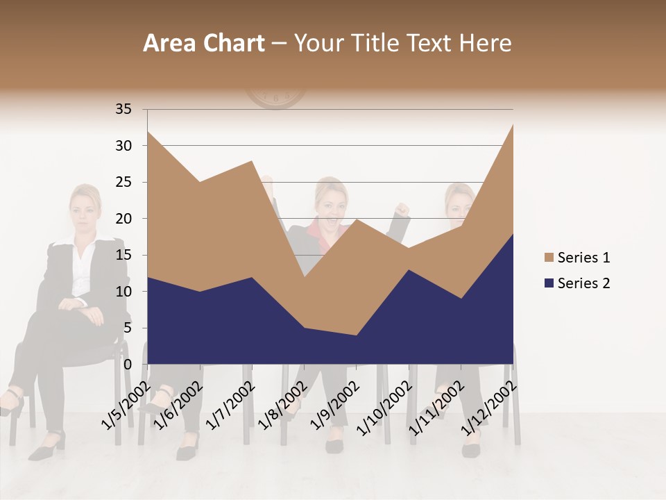 Person Winner Lady PowerPoint Template
