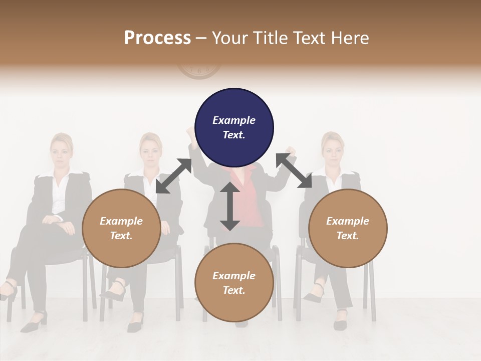 Person Winner Lady PowerPoint Template