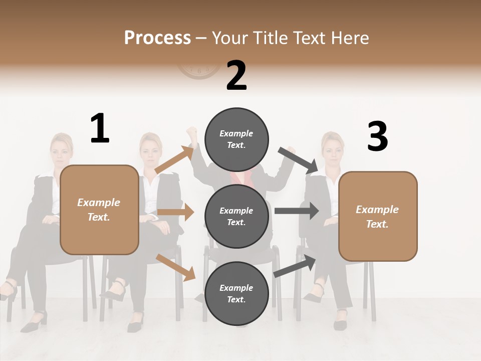 Person Winner Lady PowerPoint Template