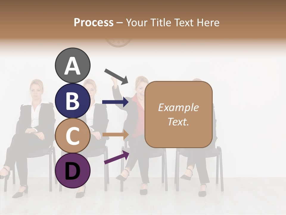 Person Winner Lady PowerPoint Template