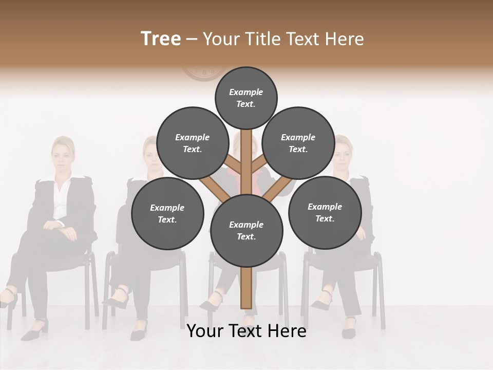 Person Winner Lady PowerPoint Template