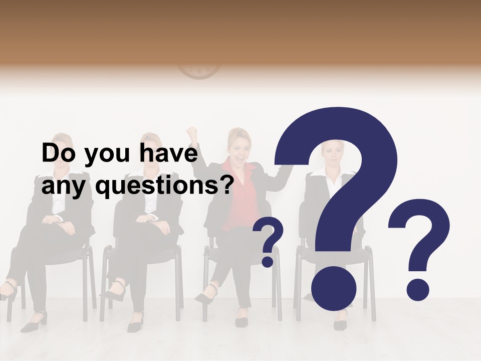 Person Winner Lady PowerPoint Template