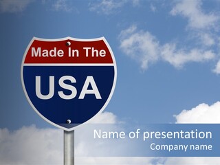 Created Horizon United States PowerPoint Template