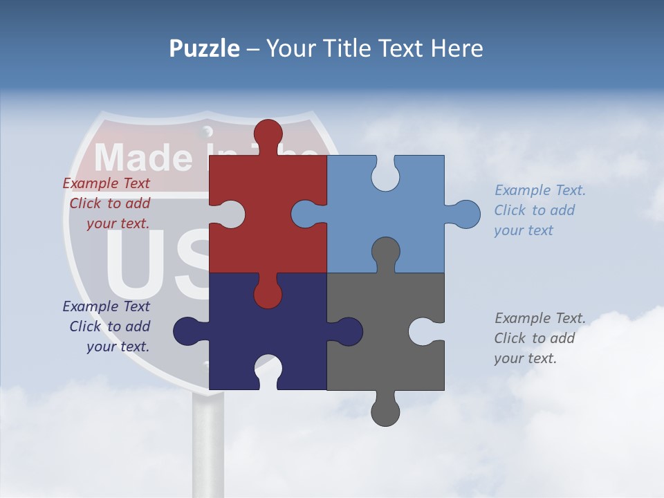 Created Horizon United States PowerPoint Template