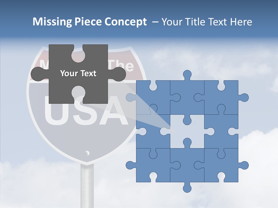 Created Horizon United States PowerPoint Template