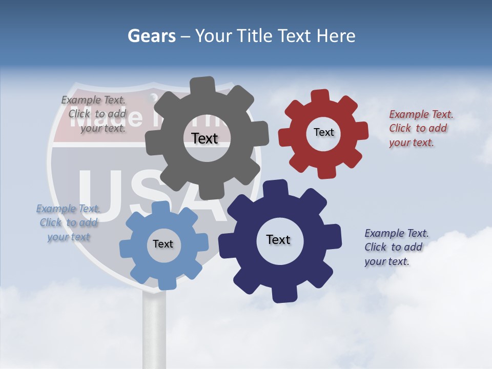 Created Horizon United States PowerPoint Template