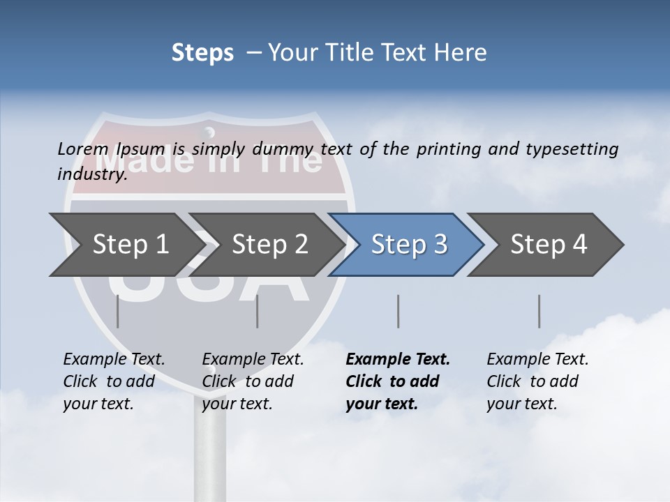 Created Horizon United States PowerPoint Template
