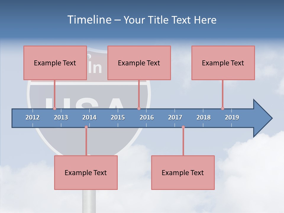 Created Horizon United States PowerPoint Template