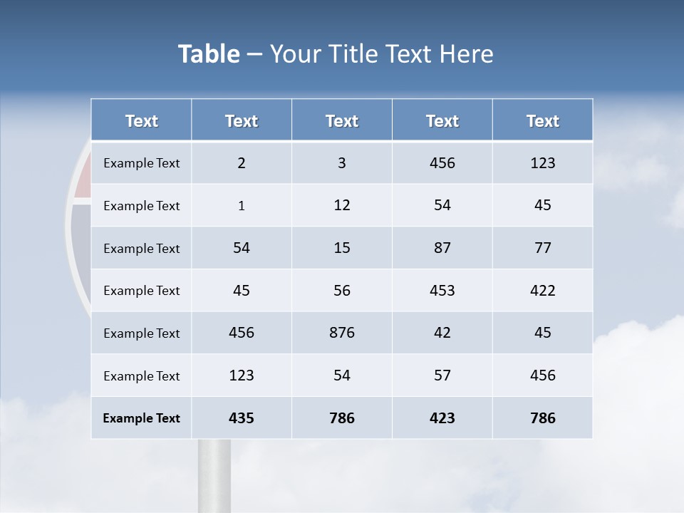 Created Horizon United States PowerPoint Template