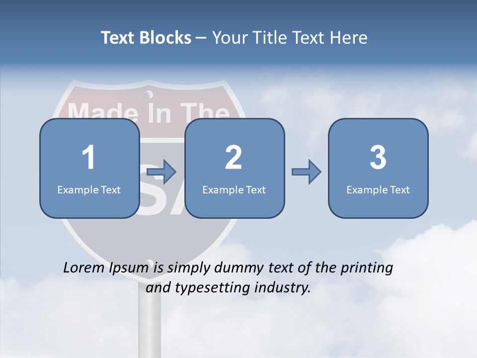 Created Horizon United States PowerPoint Template
