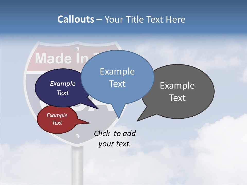 Created Horizon United States PowerPoint Template