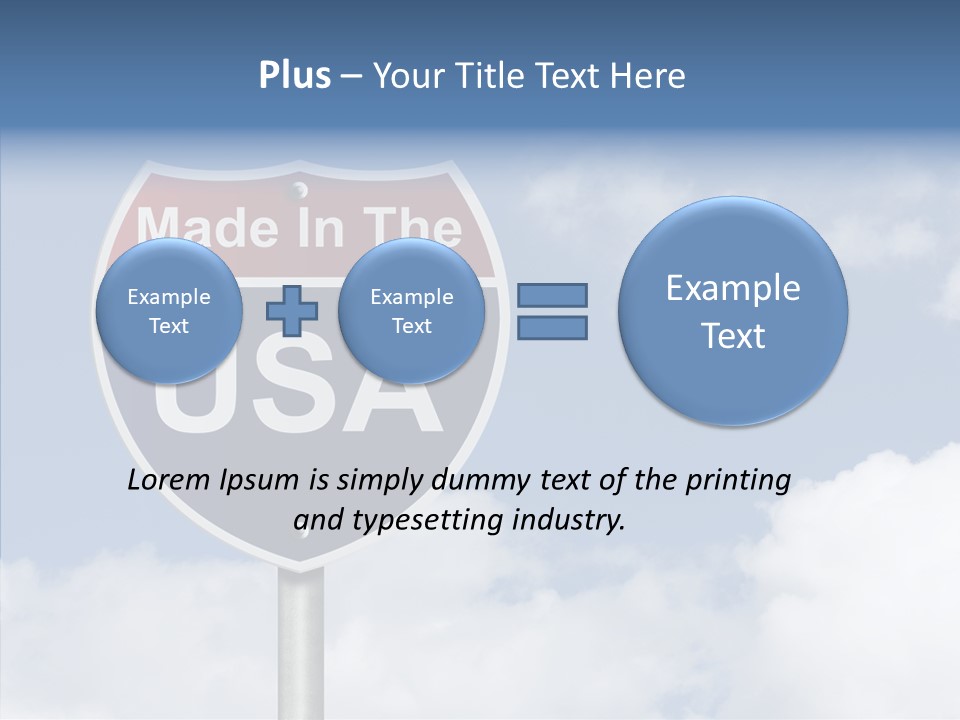 Created Horizon United States PowerPoint Template