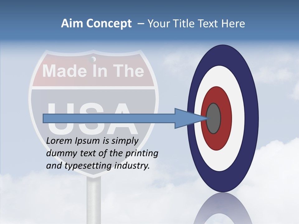 Created Horizon United States PowerPoint Template