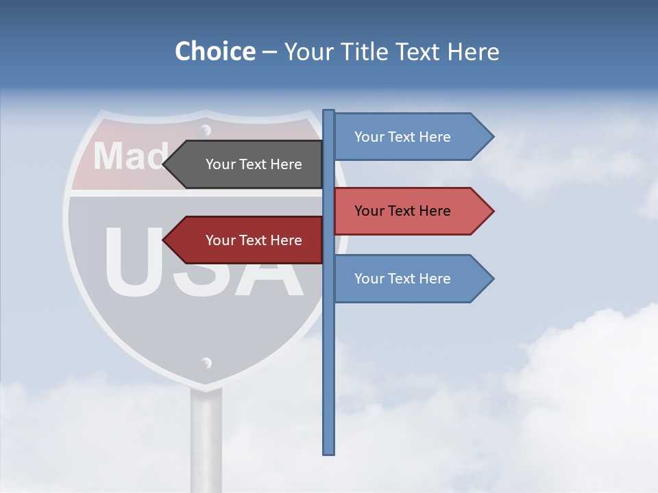 Created Horizon United States PowerPoint Template