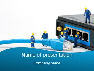 Wired Service Help PowerPoint Template