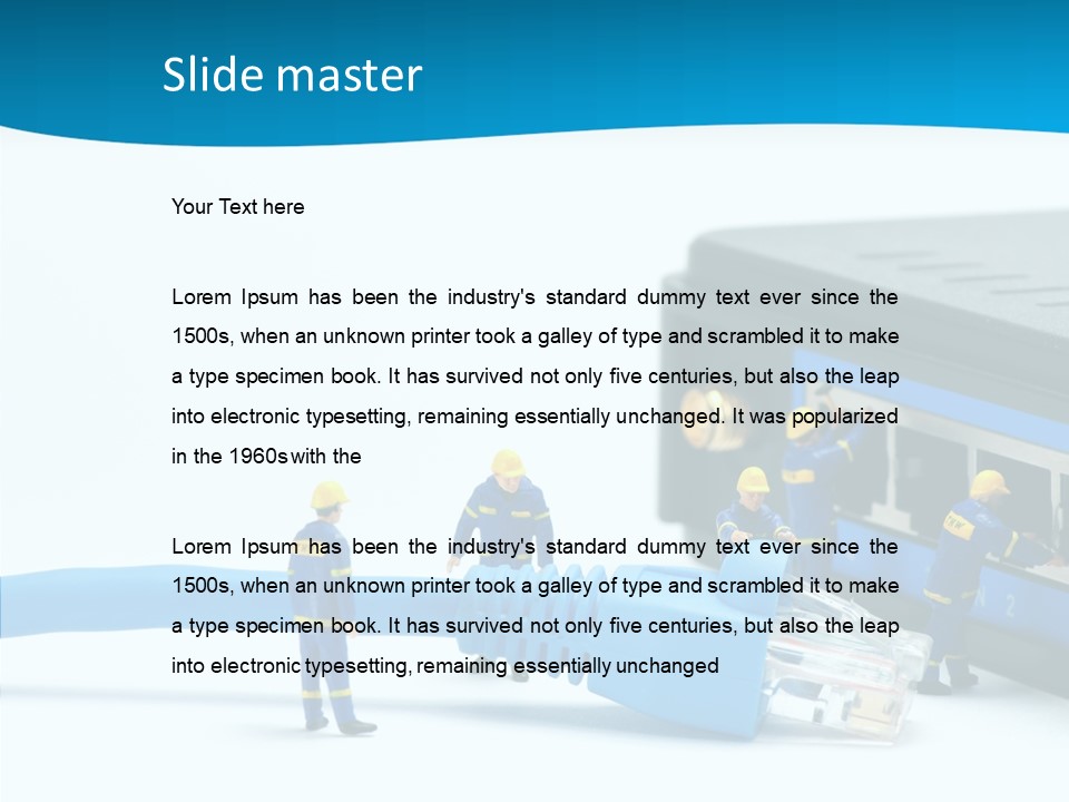 Wired Service Help PowerPoint Template