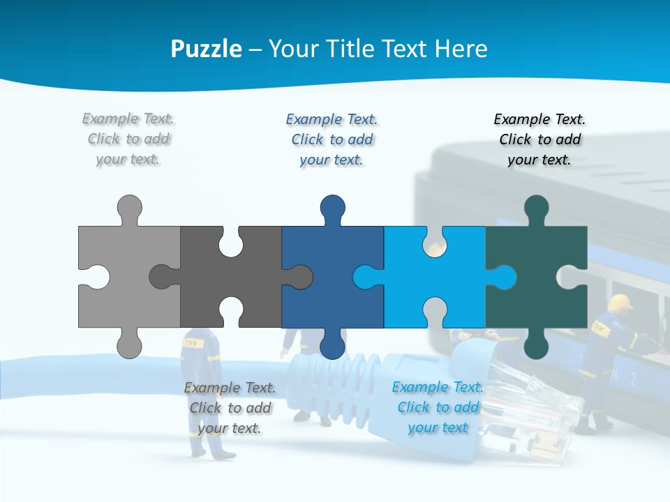 Wired Service Help PowerPoint Template