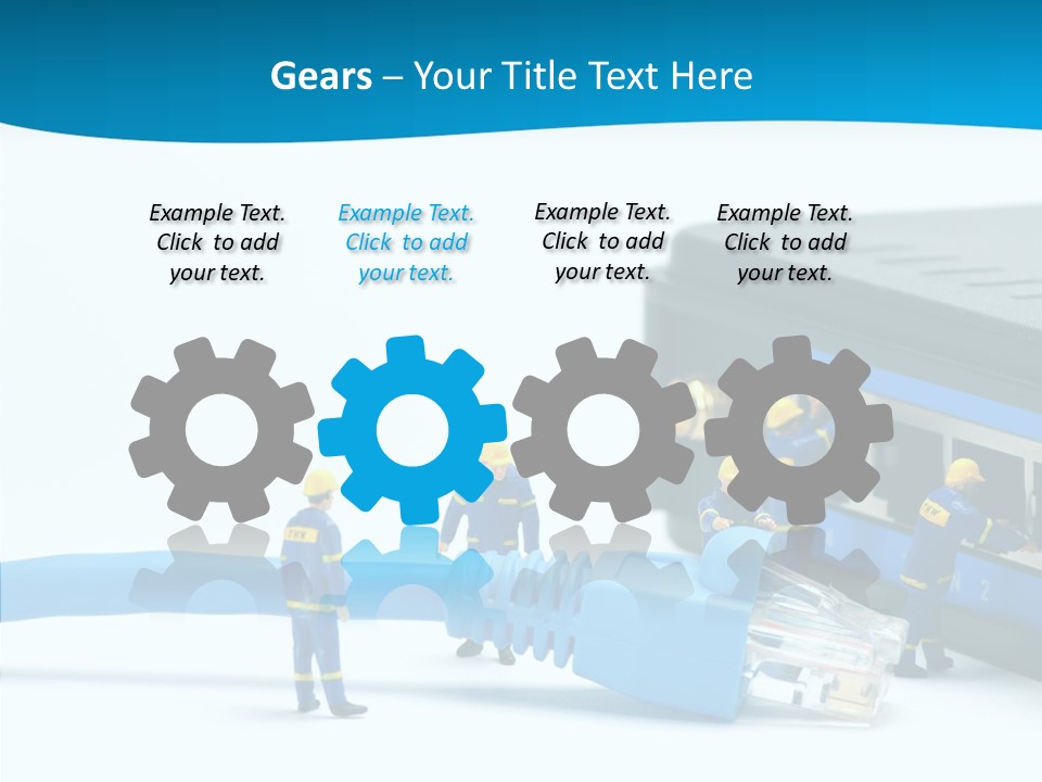 Wired Service Help PowerPoint Template
