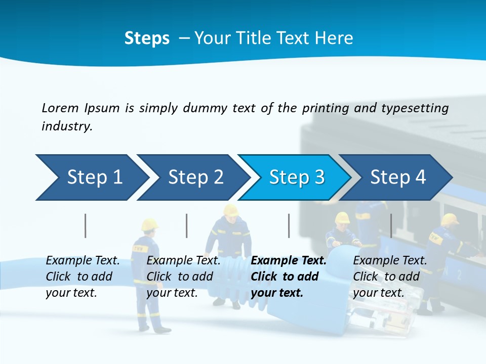 Wired Service Help PowerPoint Template