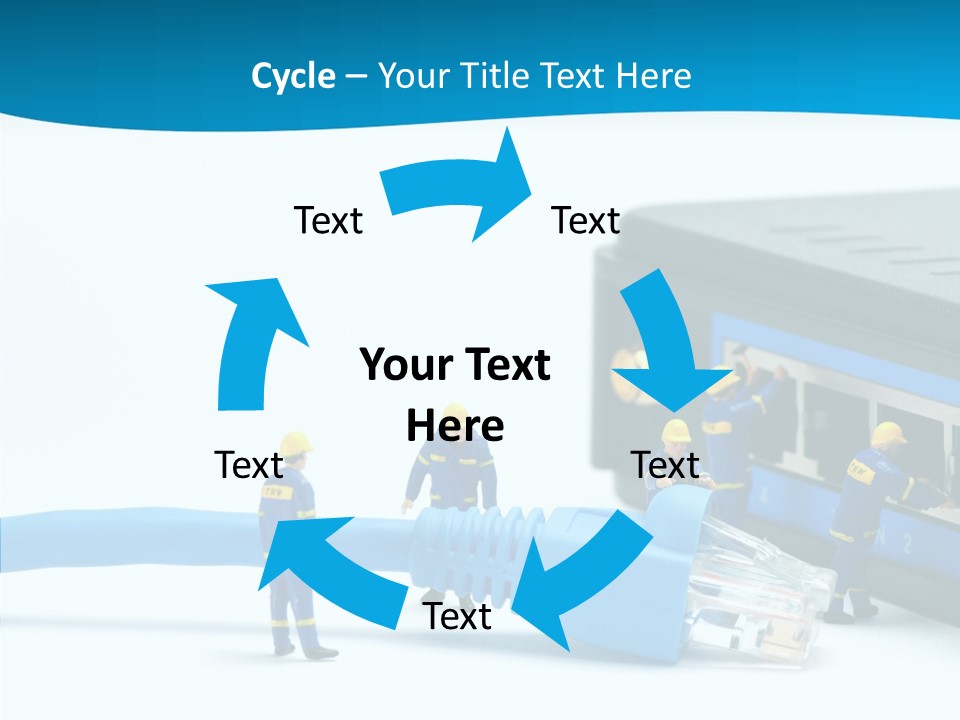 Wired Service Help PowerPoint Template