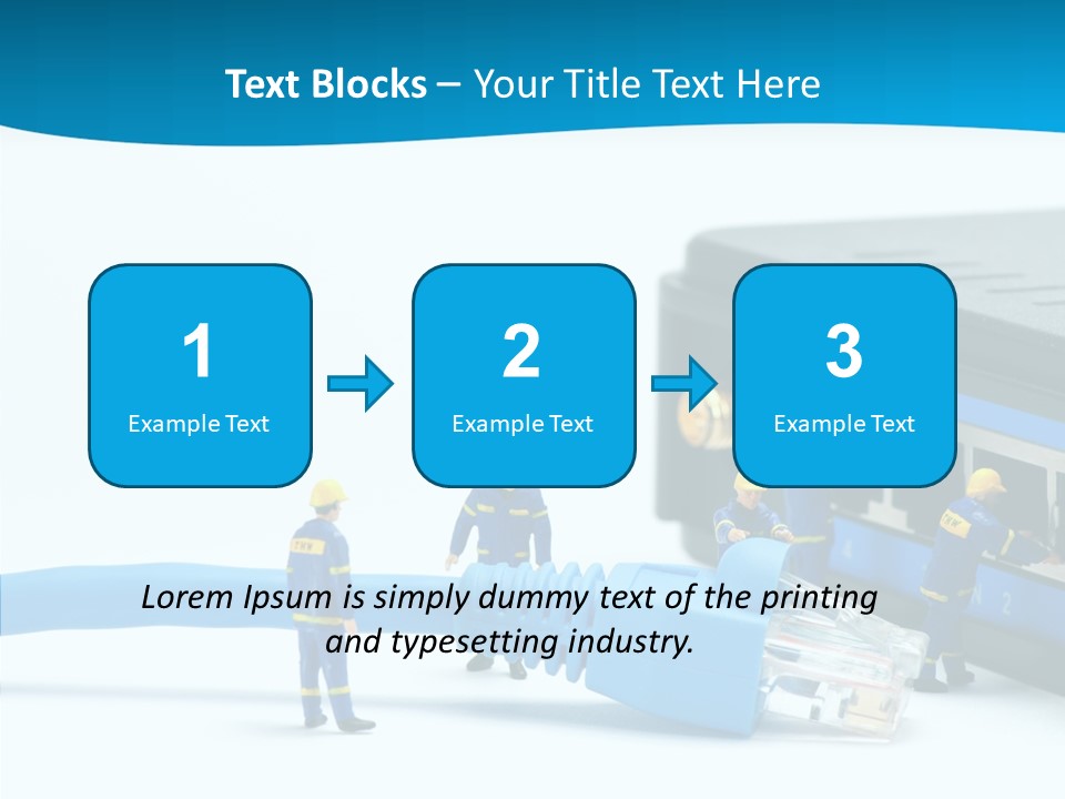 Wired Service Help PowerPoint Template