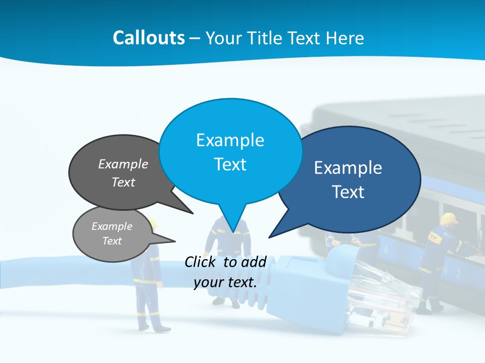 Wired Service Help PowerPoint Template