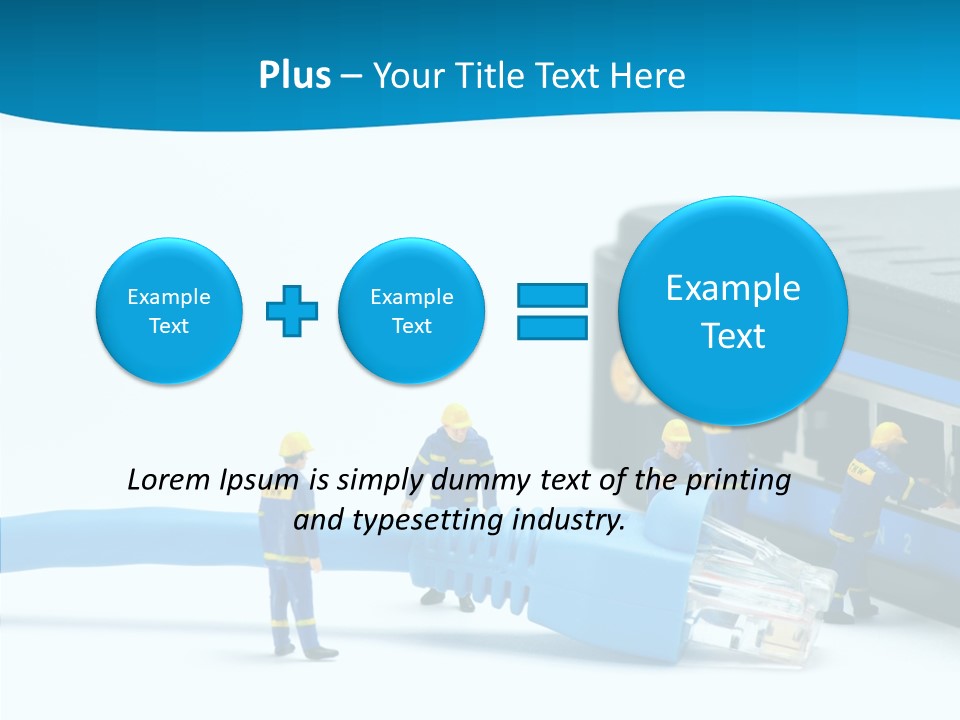 Wired Service Help PowerPoint Template