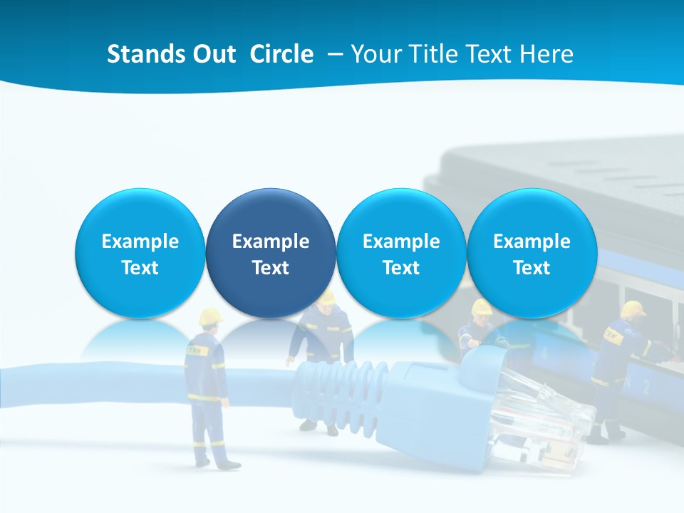 Wired Service Help PowerPoint Template