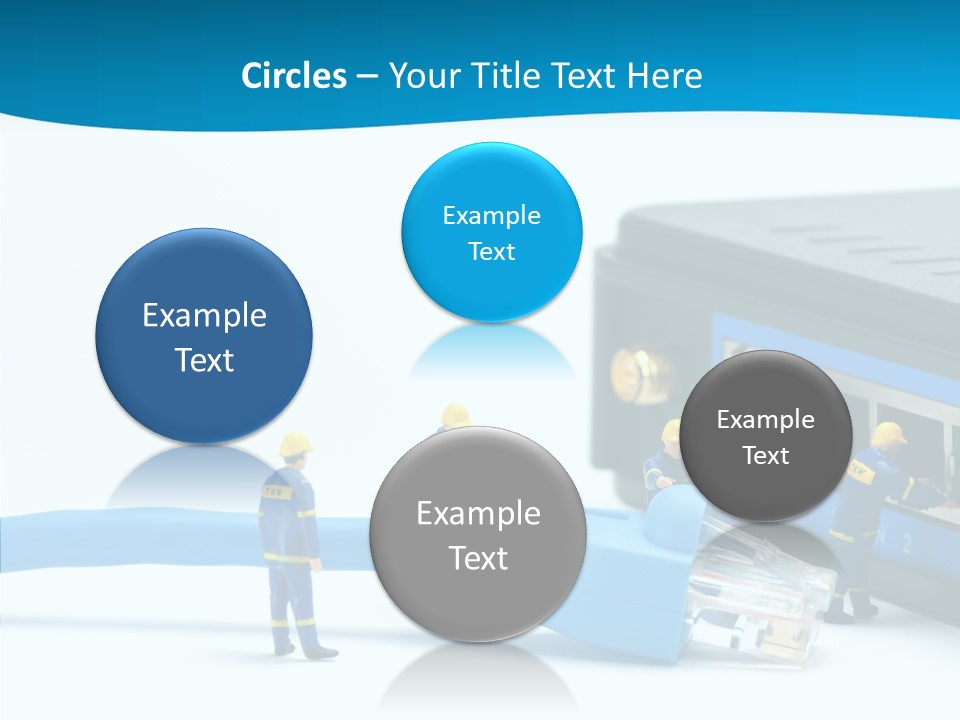 Wired Service Help PowerPoint Template