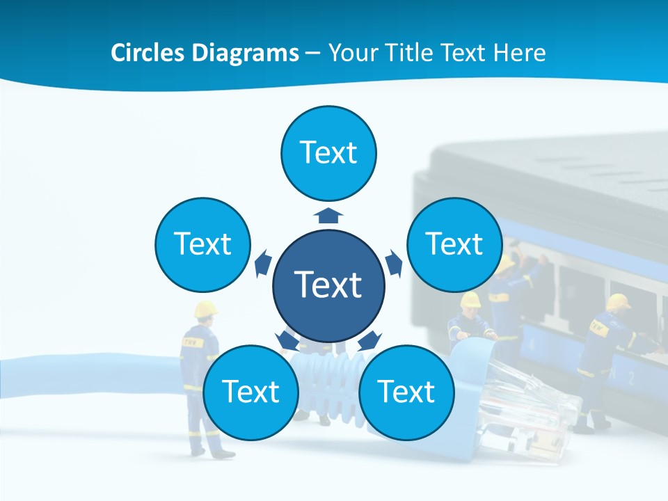 Wired Service Help PowerPoint Template