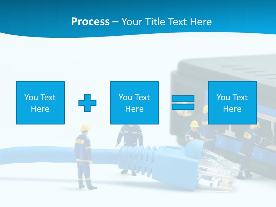 Wired Service Help PowerPoint Template