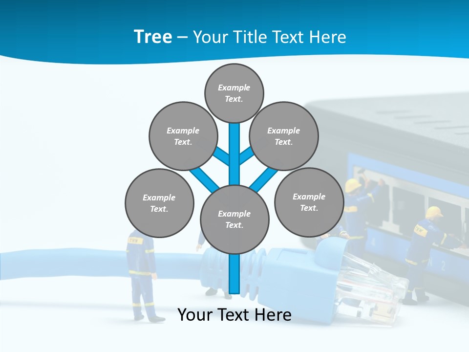 Wired Service Help PowerPoint Template