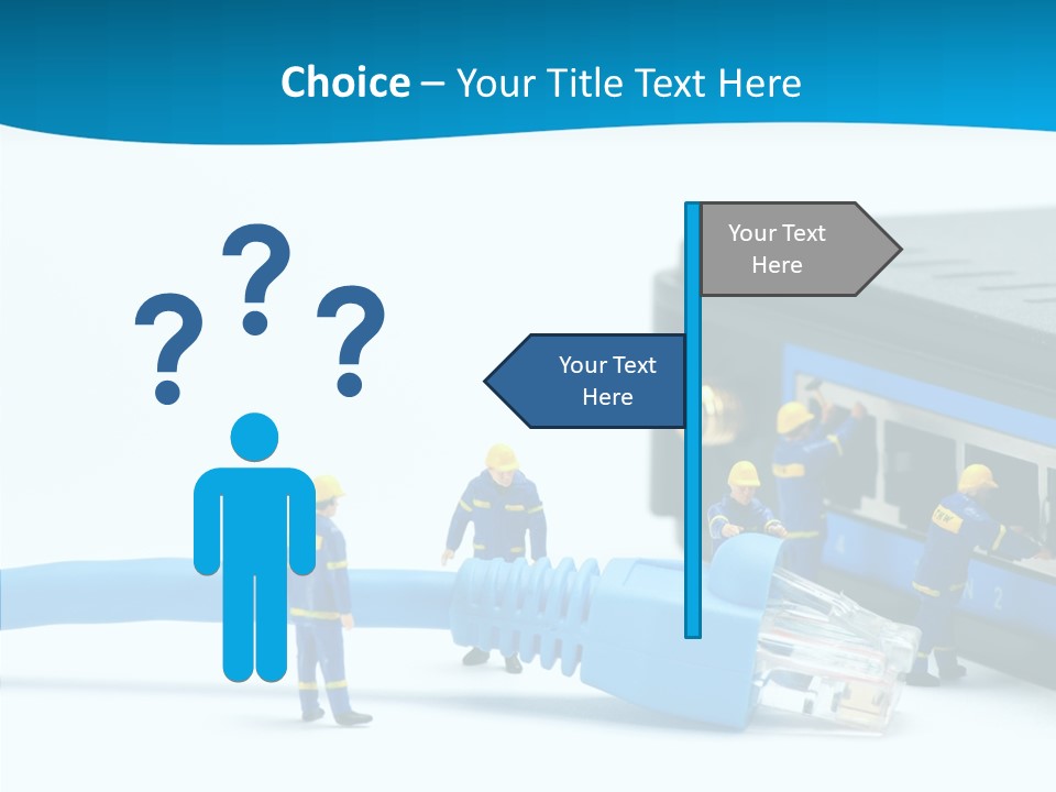 Wired Service Help PowerPoint Template