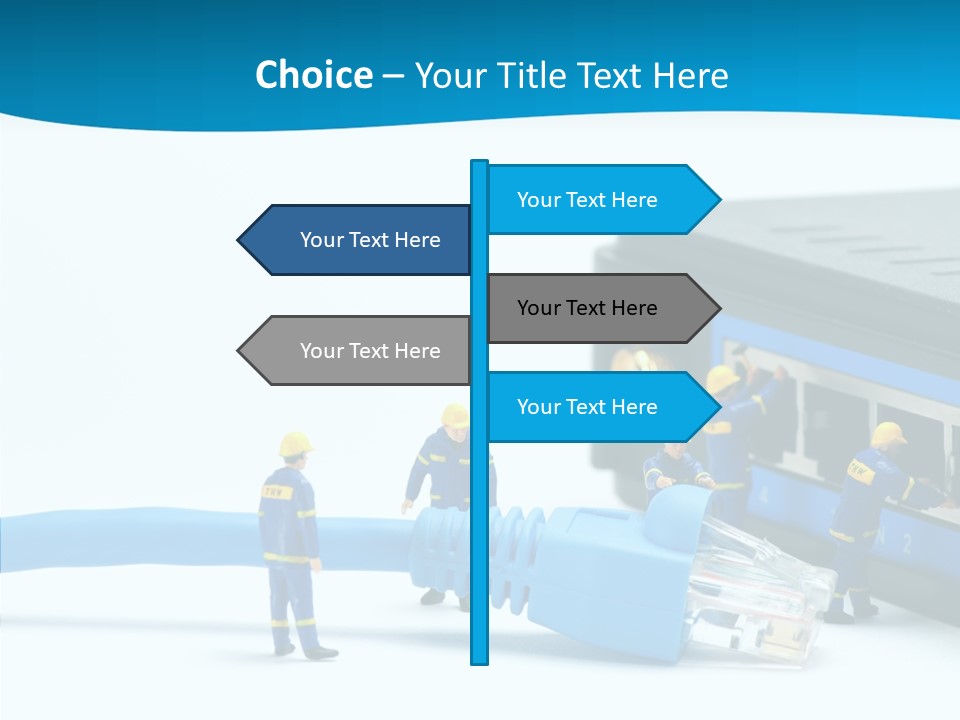 Wired Service Help PowerPoint Template