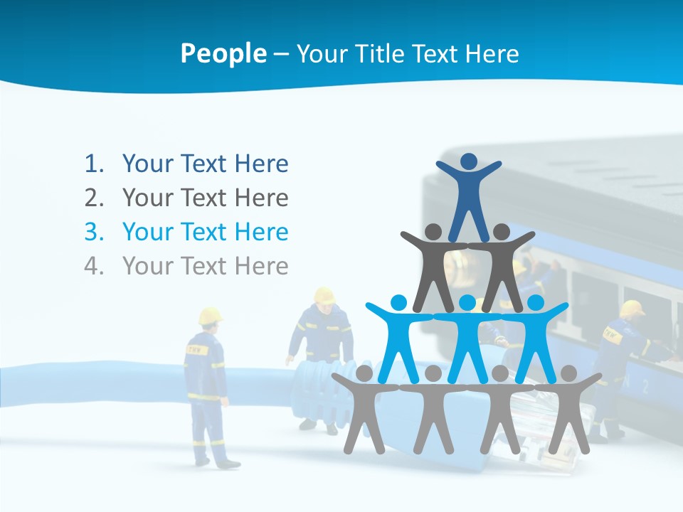 Wired Service Help PowerPoint Template