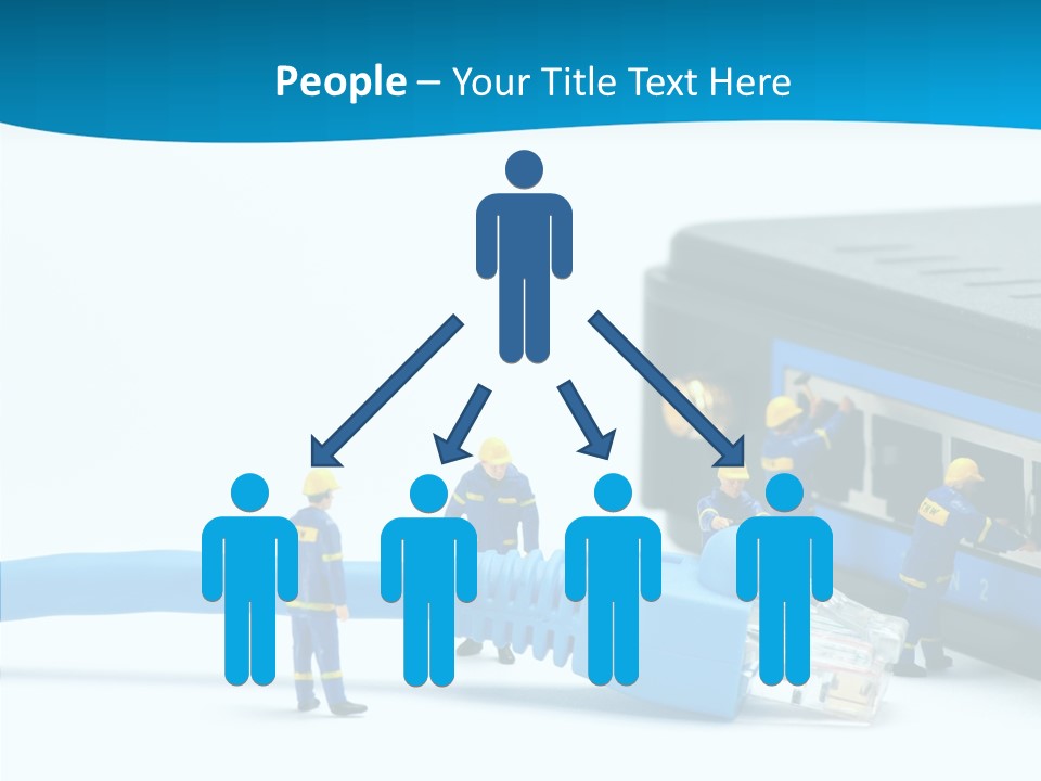 Wired Service Help PowerPoint Template