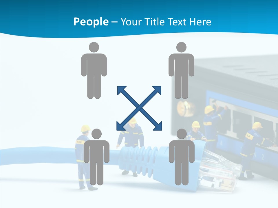 Wired Service Help PowerPoint Template