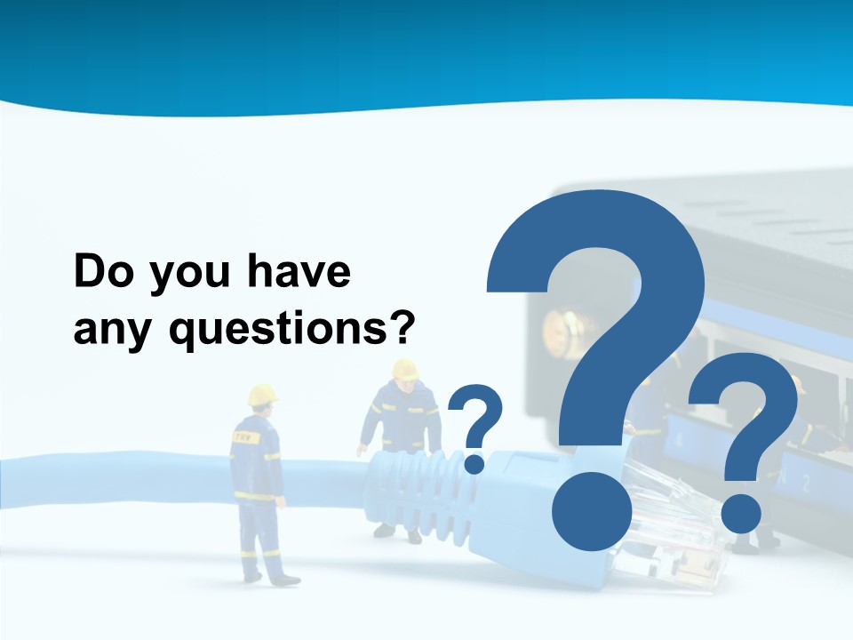 Wired Service Help PowerPoint Template