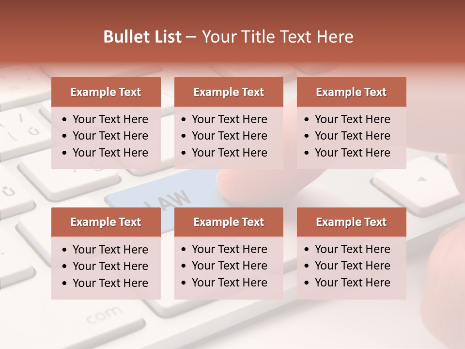 Push Legal Services Information Technology Law PowerPoint Template