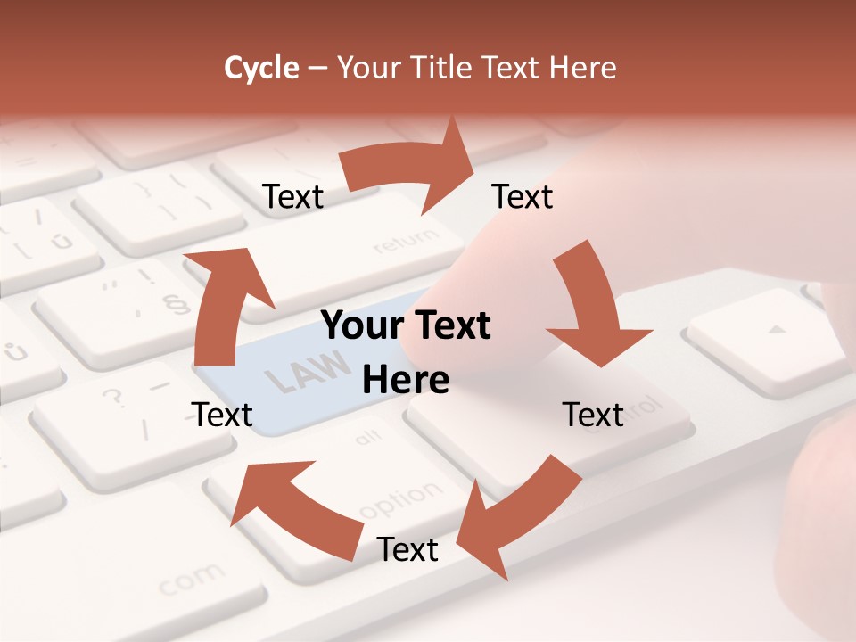 Push Legal Services Information Technology Law PowerPoint Template