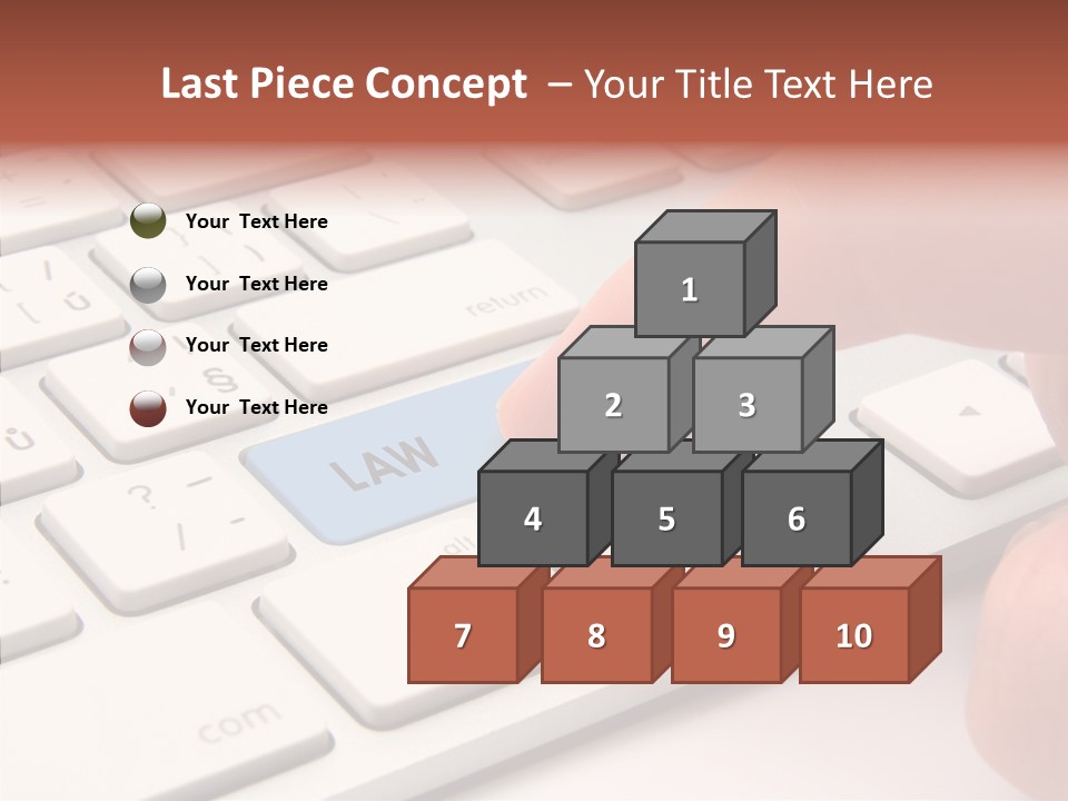 Push Legal Services Information Technology Law PowerPoint Template