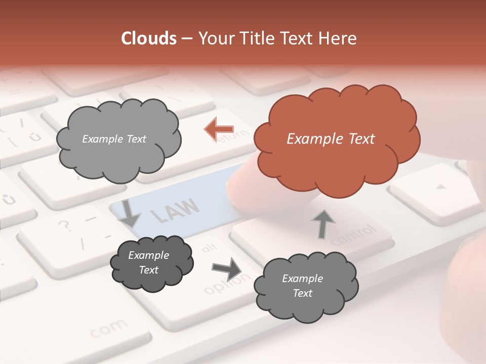 Push Legal Services Information Technology Law PowerPoint Template