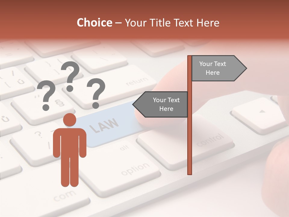 Push Legal Services Information Technology Law PowerPoint Template