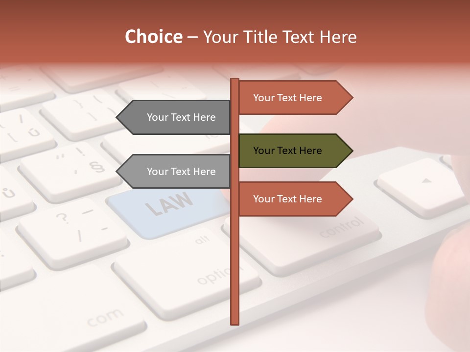 Push Legal Services Information Technology Law PowerPoint Template