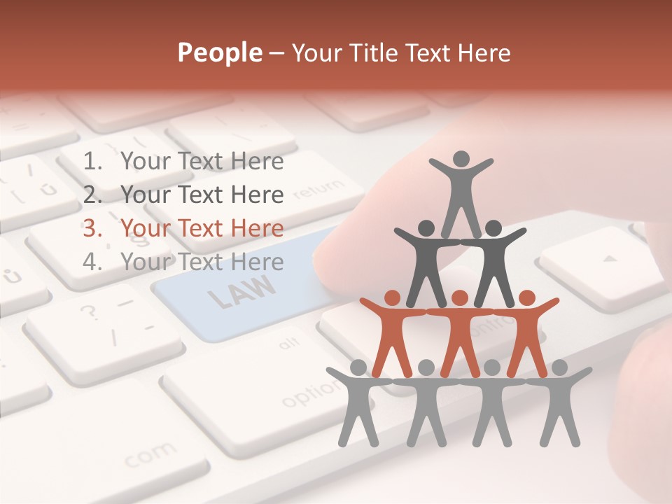 Push Legal Services Information Technology Law PowerPoint Template